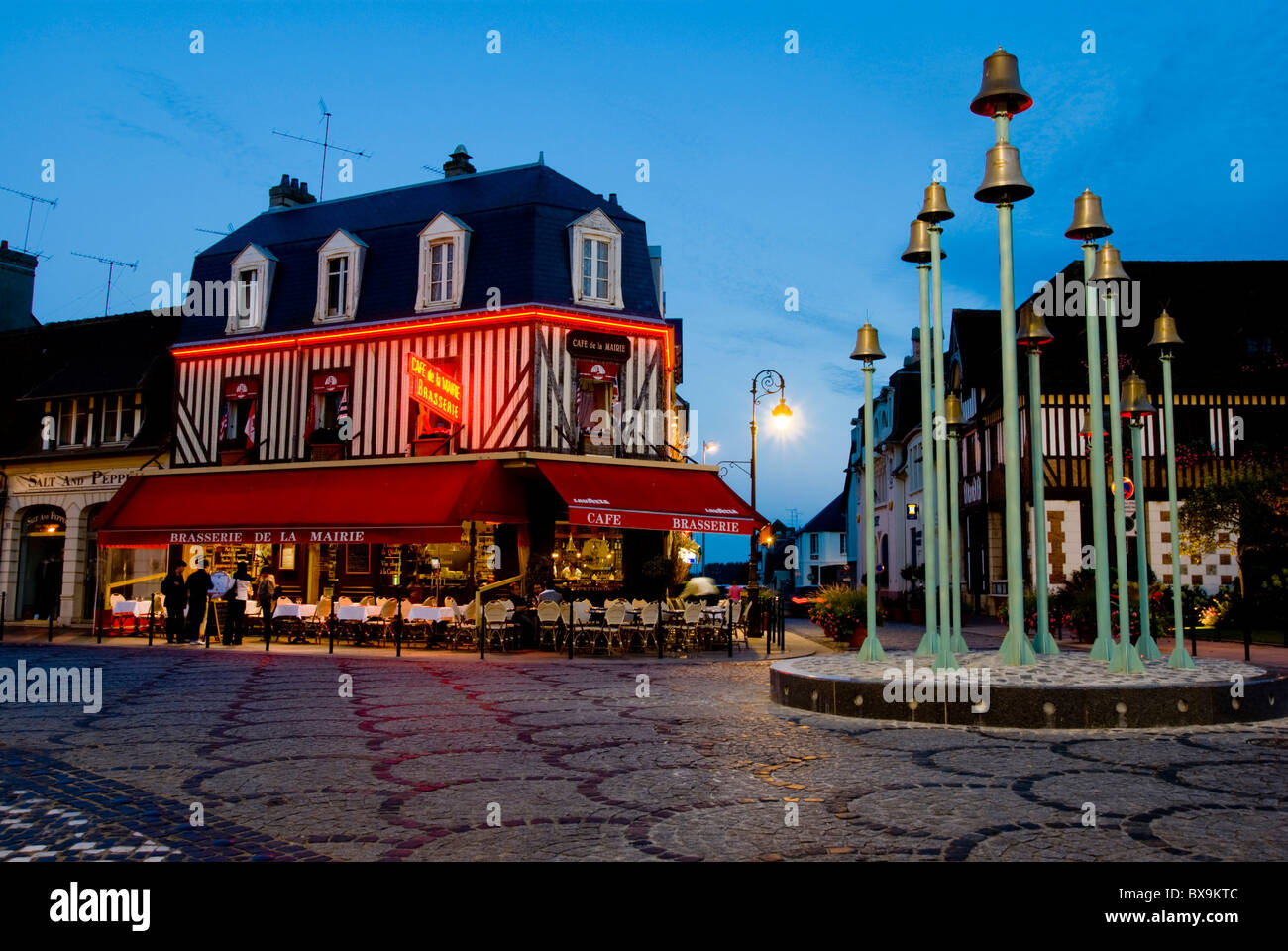 Deauville, Normandy, Cote Fleurie Stock Photo