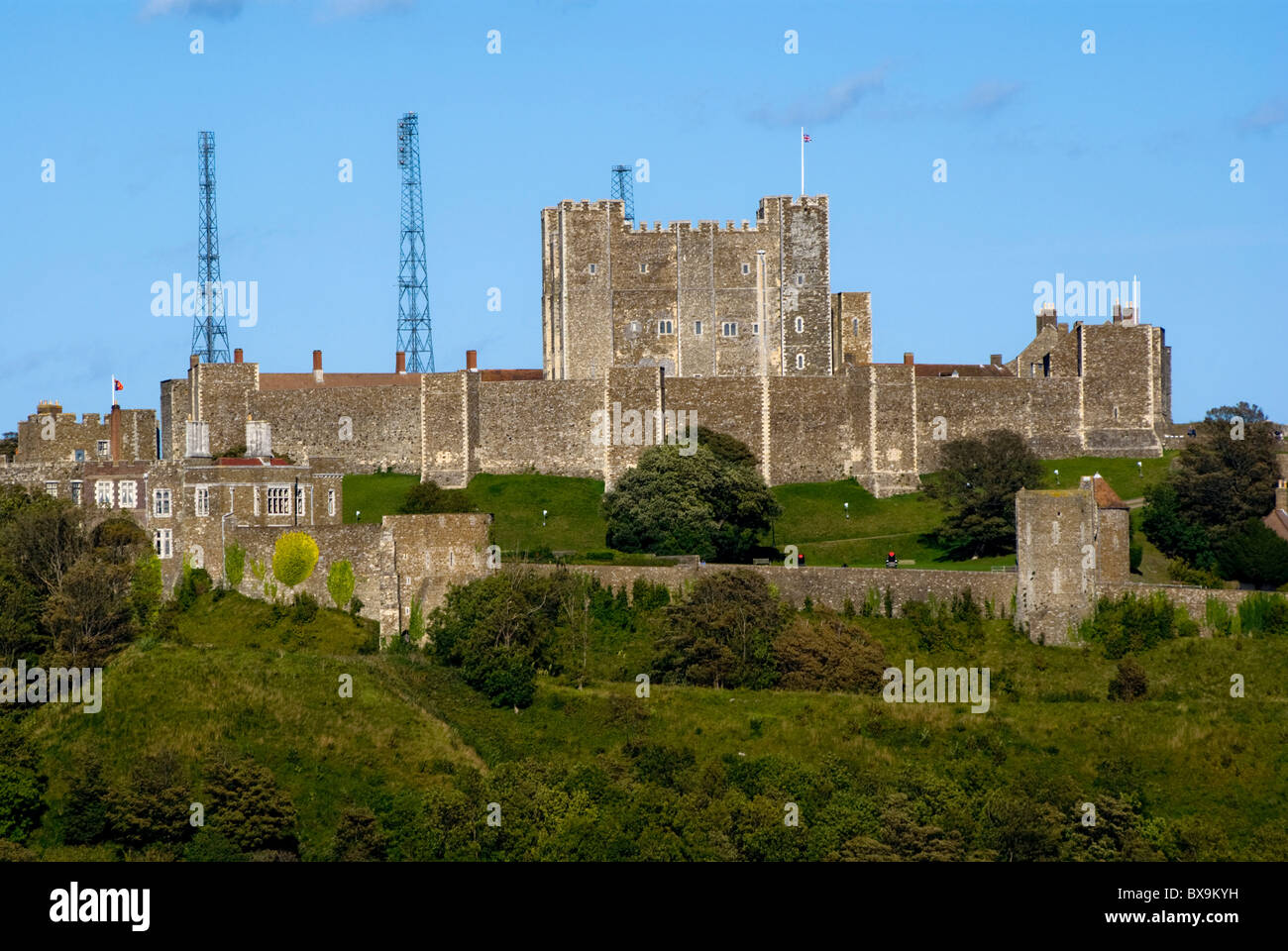 Kent, Dover Castle Stock Photo