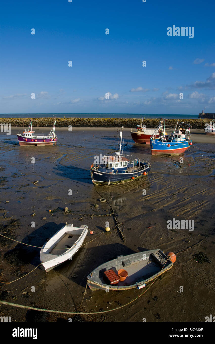 Folkestone harbour fishing boats hi-res stock photography and images ...