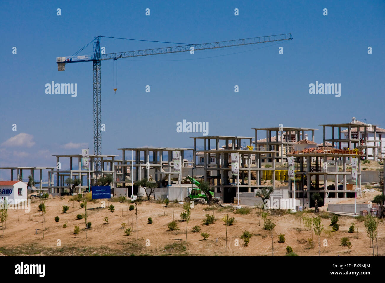 Europe, Spain, Granada Construction Stock Photo Alamy