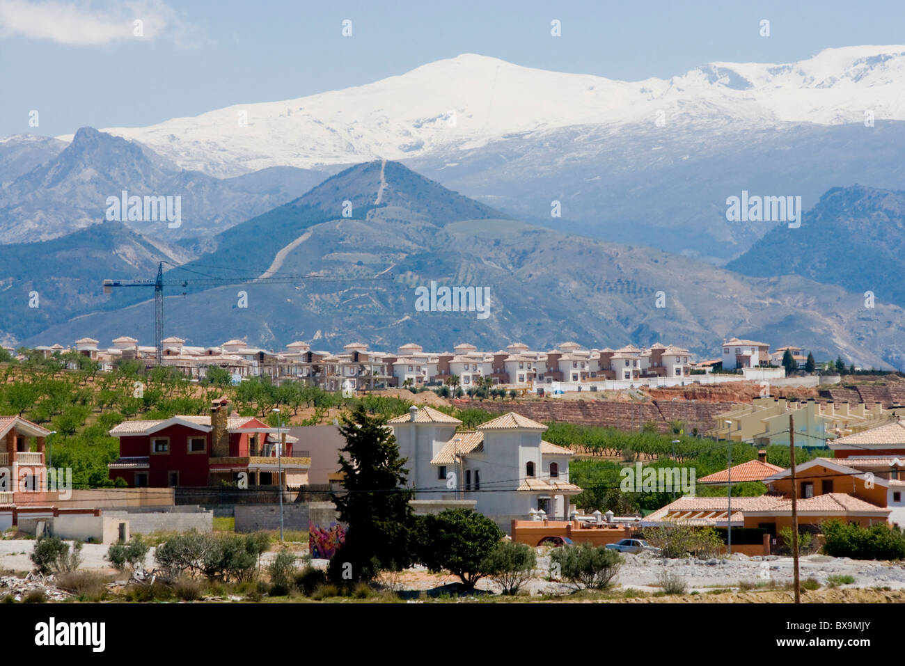 Europe, Spain, Granada Construction Stock Photo Alamy