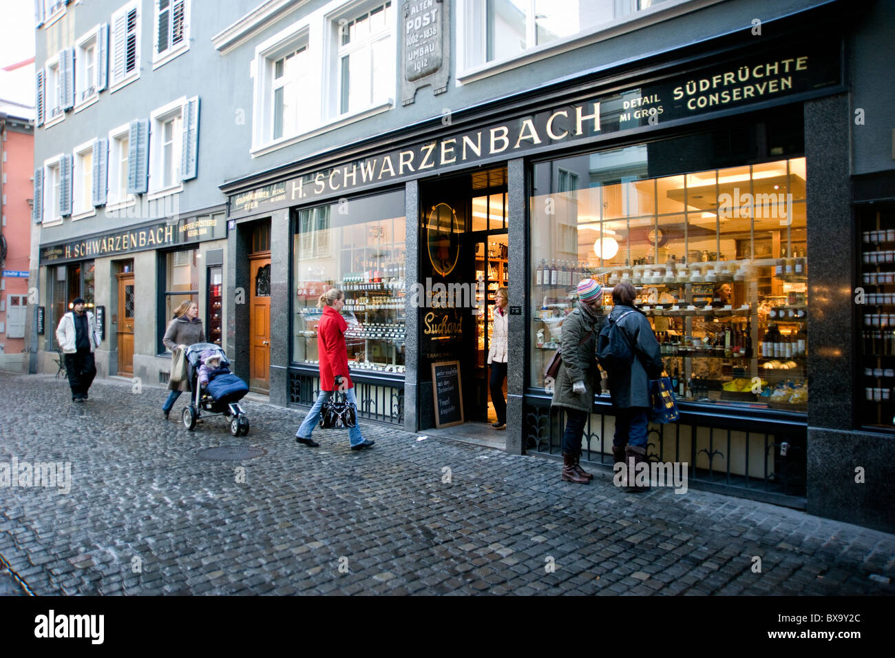 KaffeeRösterei, coffee roasting facility at the Cafe Schwarzenbach in