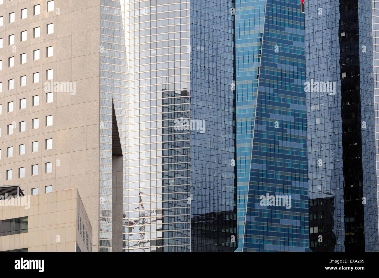 La Defense area of Paris France Stock Photo