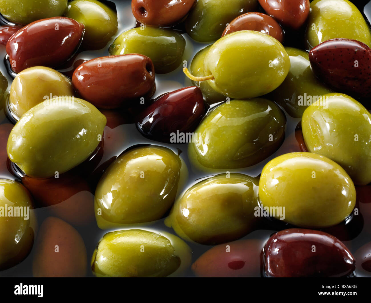 Fresh mixed green & kalamata olives olives photos, pictures & images