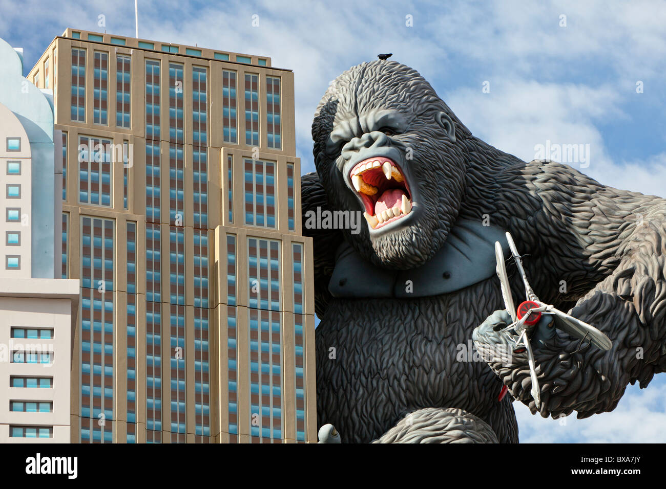 The Hollywood Wax Museum and theater with King Kong in Branson, Missouri, USA. Stock Photo