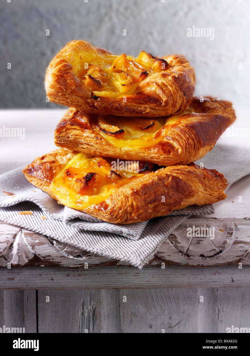 Apricot Danish pastry Stock Photo - Alamy