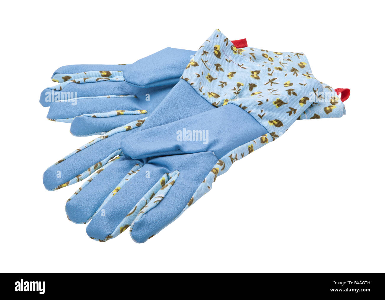 Garden Gloves isolated on a white background Stock Photo