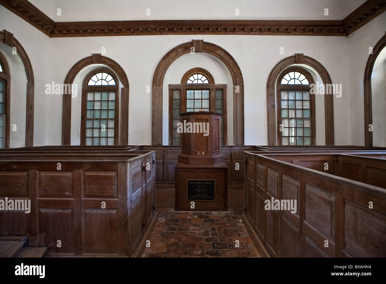 Inside of St. James Santee Episcopal Church built by French Huguenots