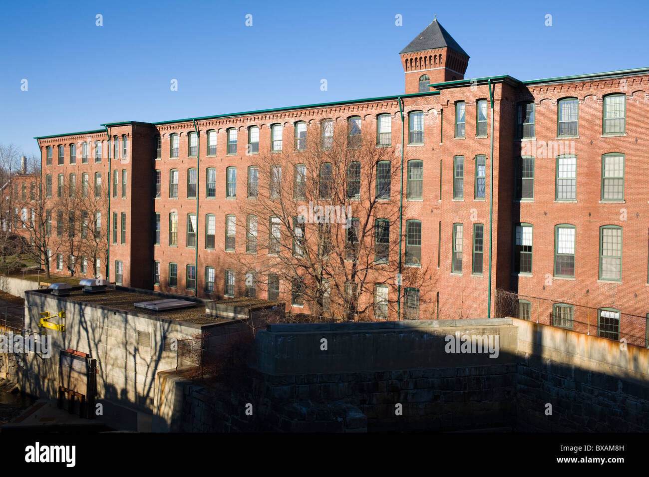 Mill building in Pembroke, New Hampshire Stock Photo Alamy