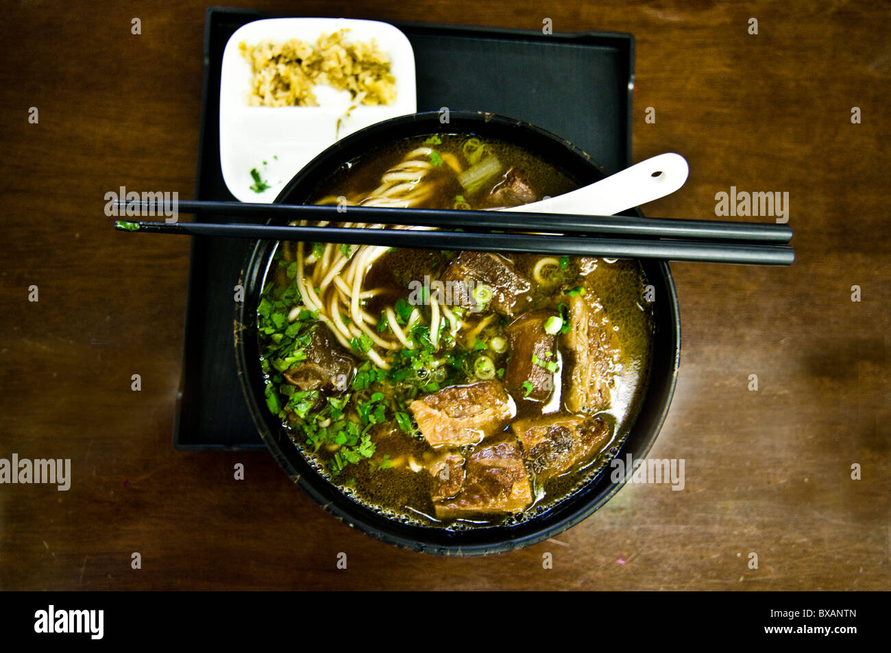 Taiwan beef noodles Stock Photo - Alamy
