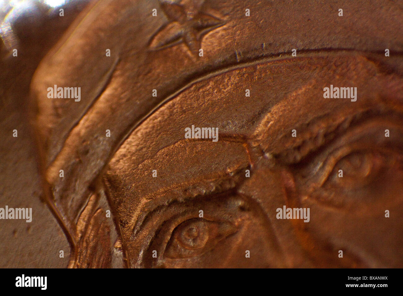Macro Shots of Coins for Stock Stock Photo