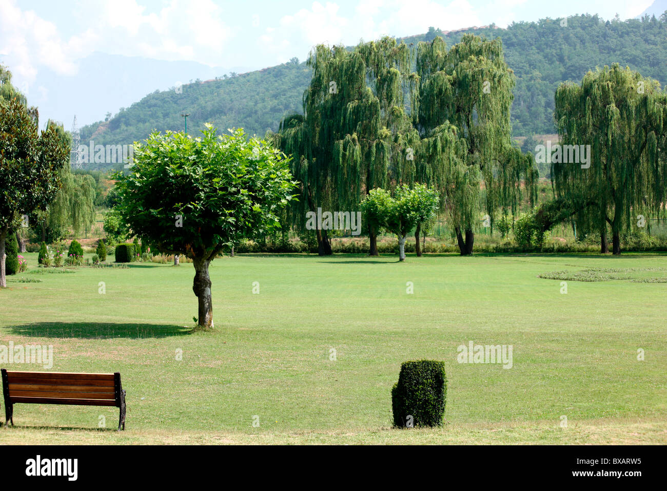 Shalimar Bagh, Kashmir,india Stock Photo Alamy