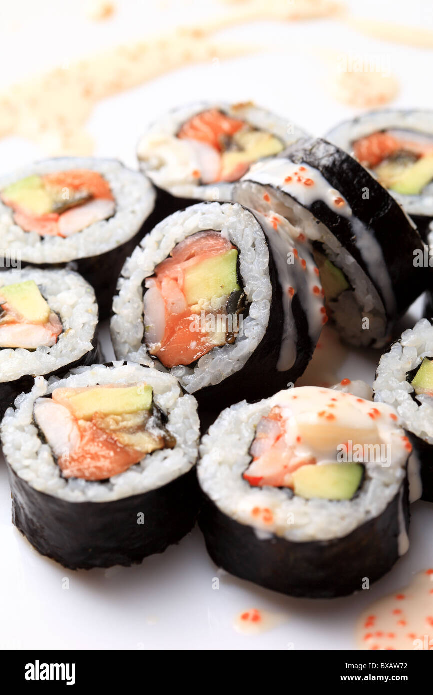traditional japanese sushi Stock Photo - Alamy