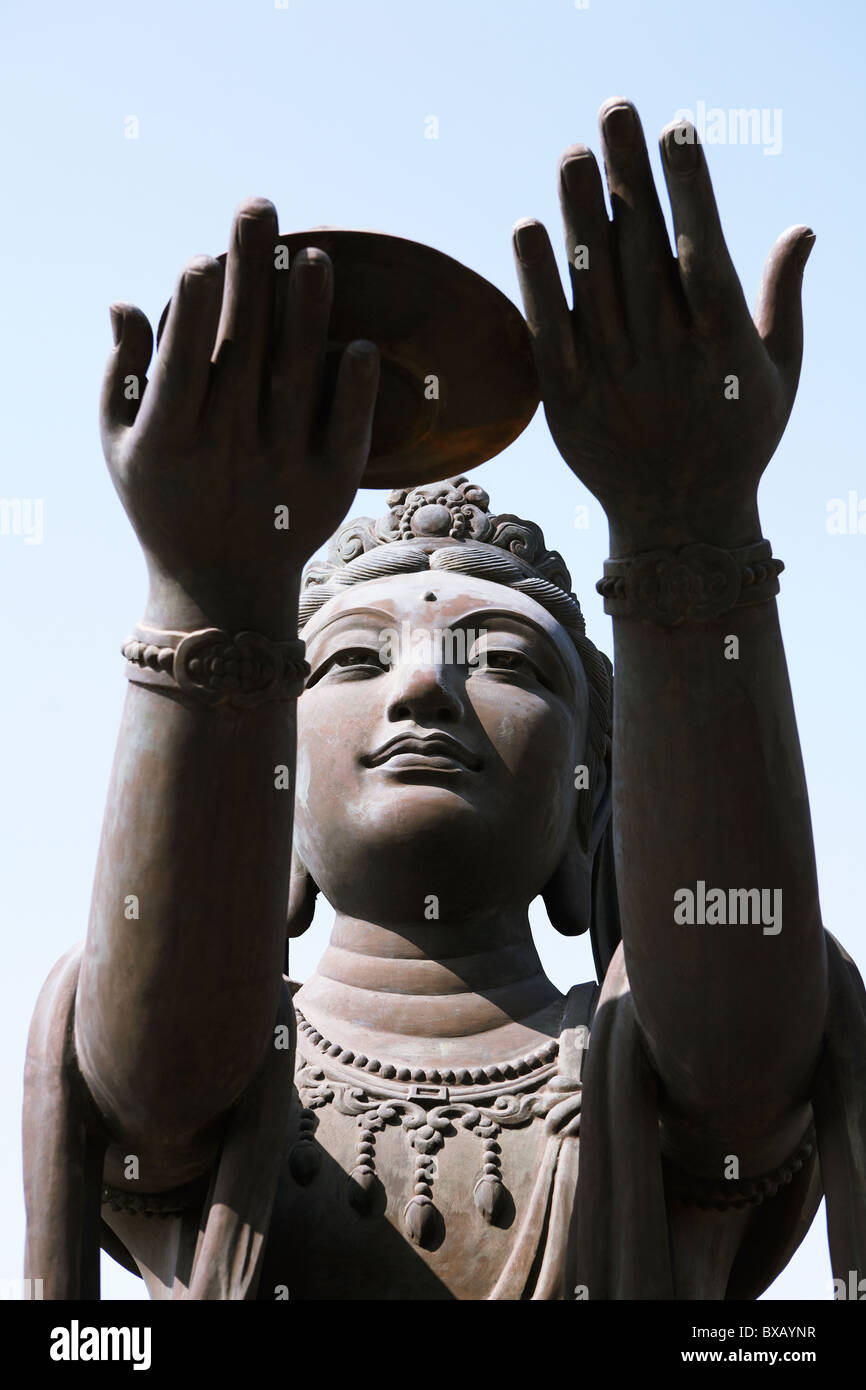 Statue of Buddha against blue sky Stock Photo - Alamy