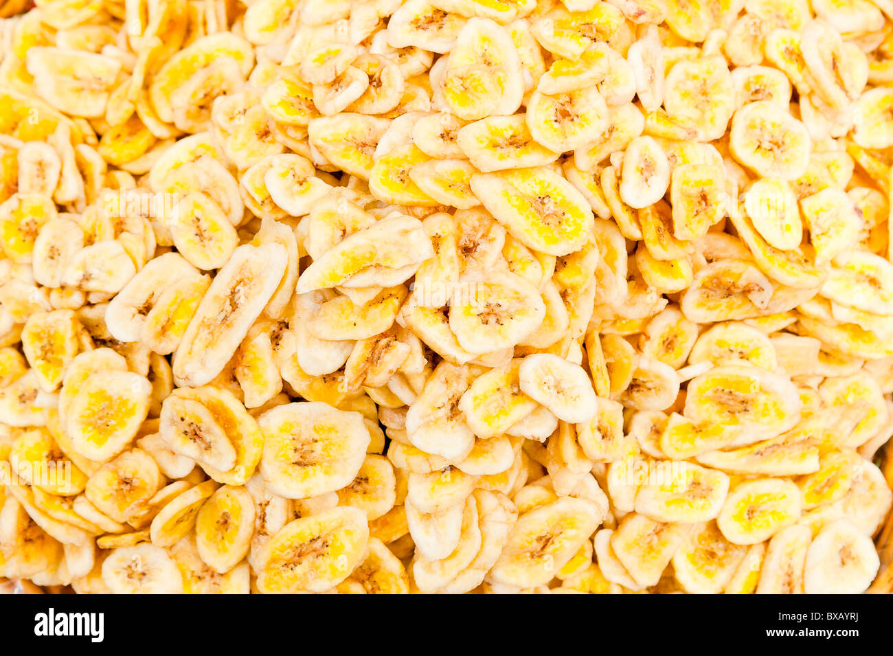 Dried bananas slices Stock Photo Alamy