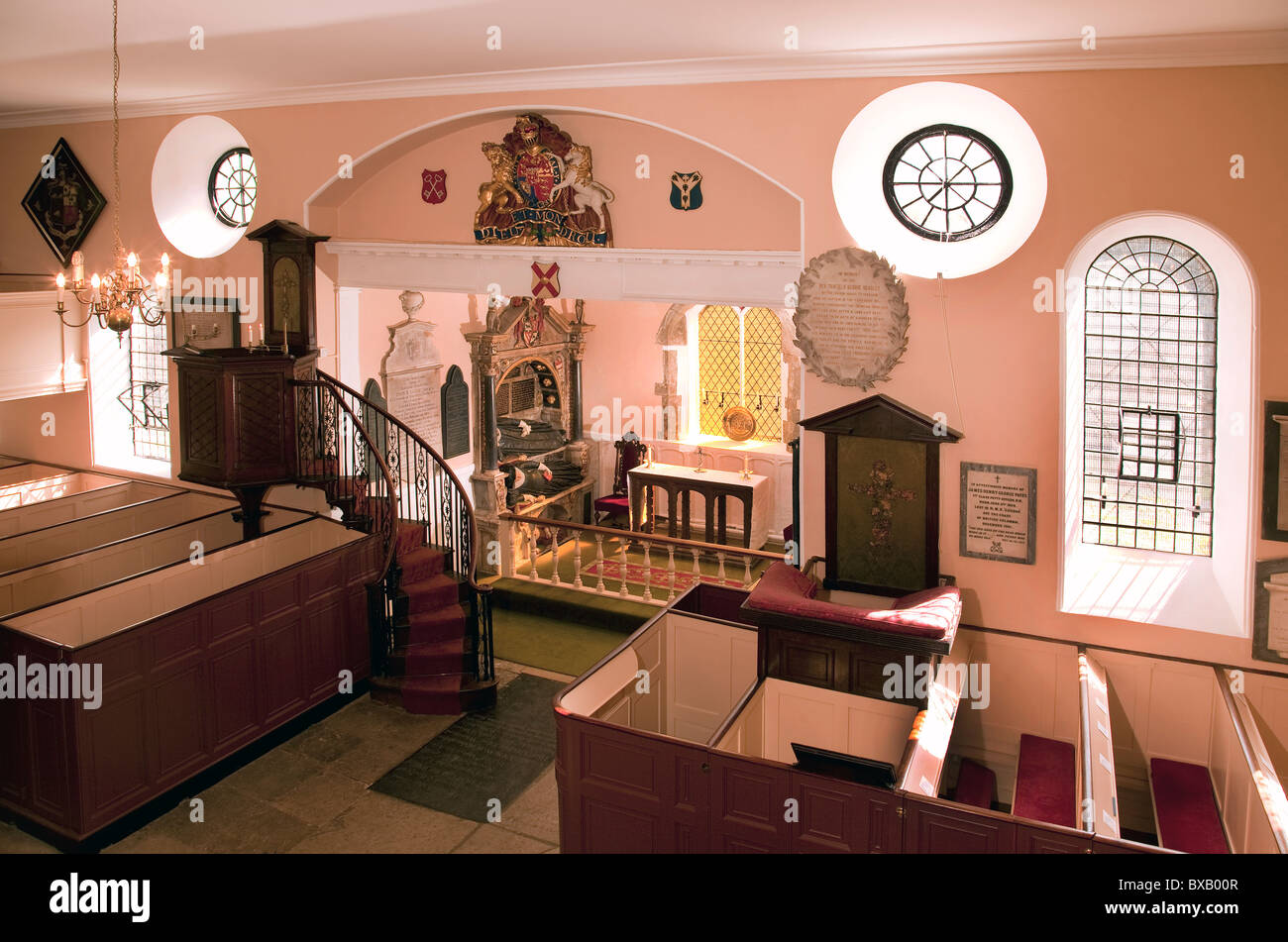 The interior of St Peter's Church Petersham Surrey UK Stock Photo Alamy