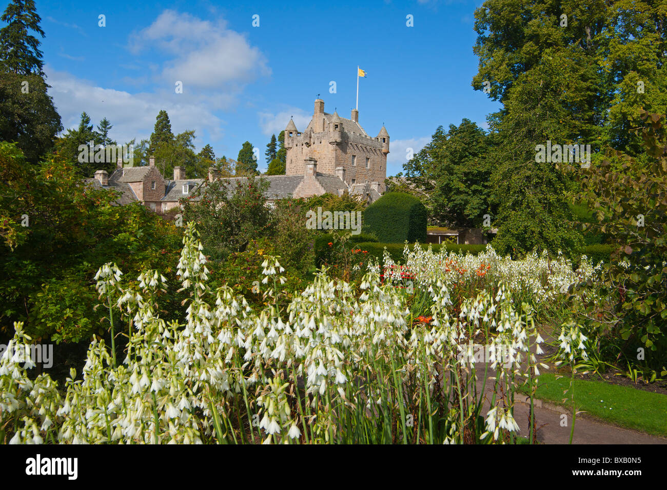 Cawdor castle and gardens, near Inverness, Highland Region, Scotland. Stock Photo