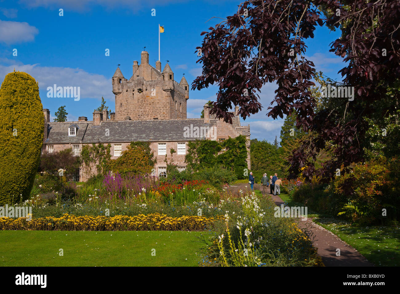 Cawdor castle and gardens, near Inverness, Highland Region, Scotland, Stock Photo