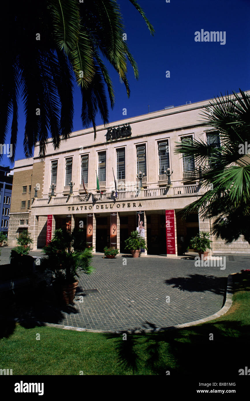 Italy, Rome, Teatro dell'Opera, Opera Theatre Stock Photo