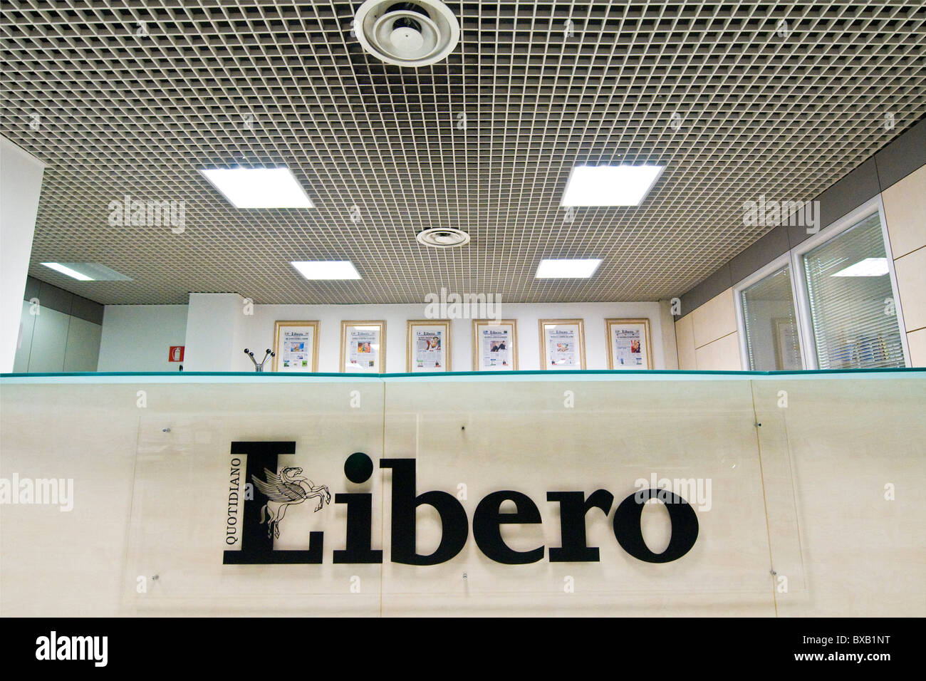Libero editorial office, Milan, Italy Stock Photo
