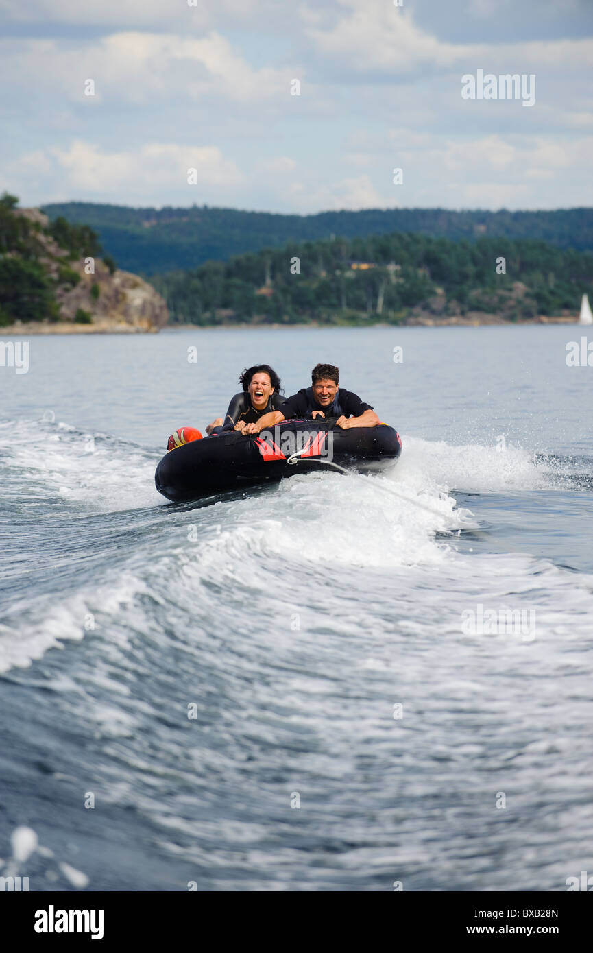 Active mature couples and boat hi-res stock photography and images - Alamy