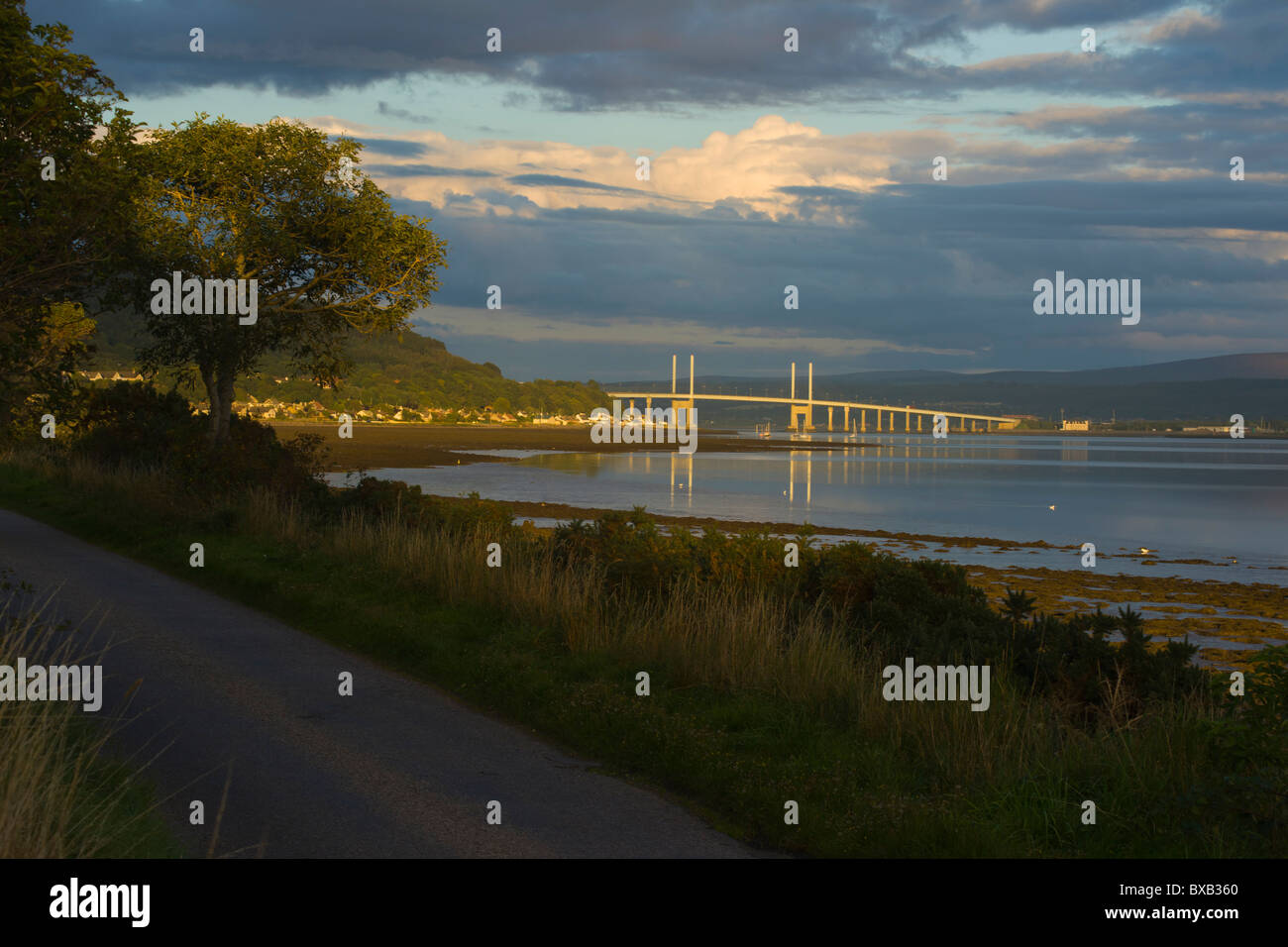 Beauly Firth, Kessock Bridge, Inverness, Highland Region, Scotland, September, 2010 Stock Photo