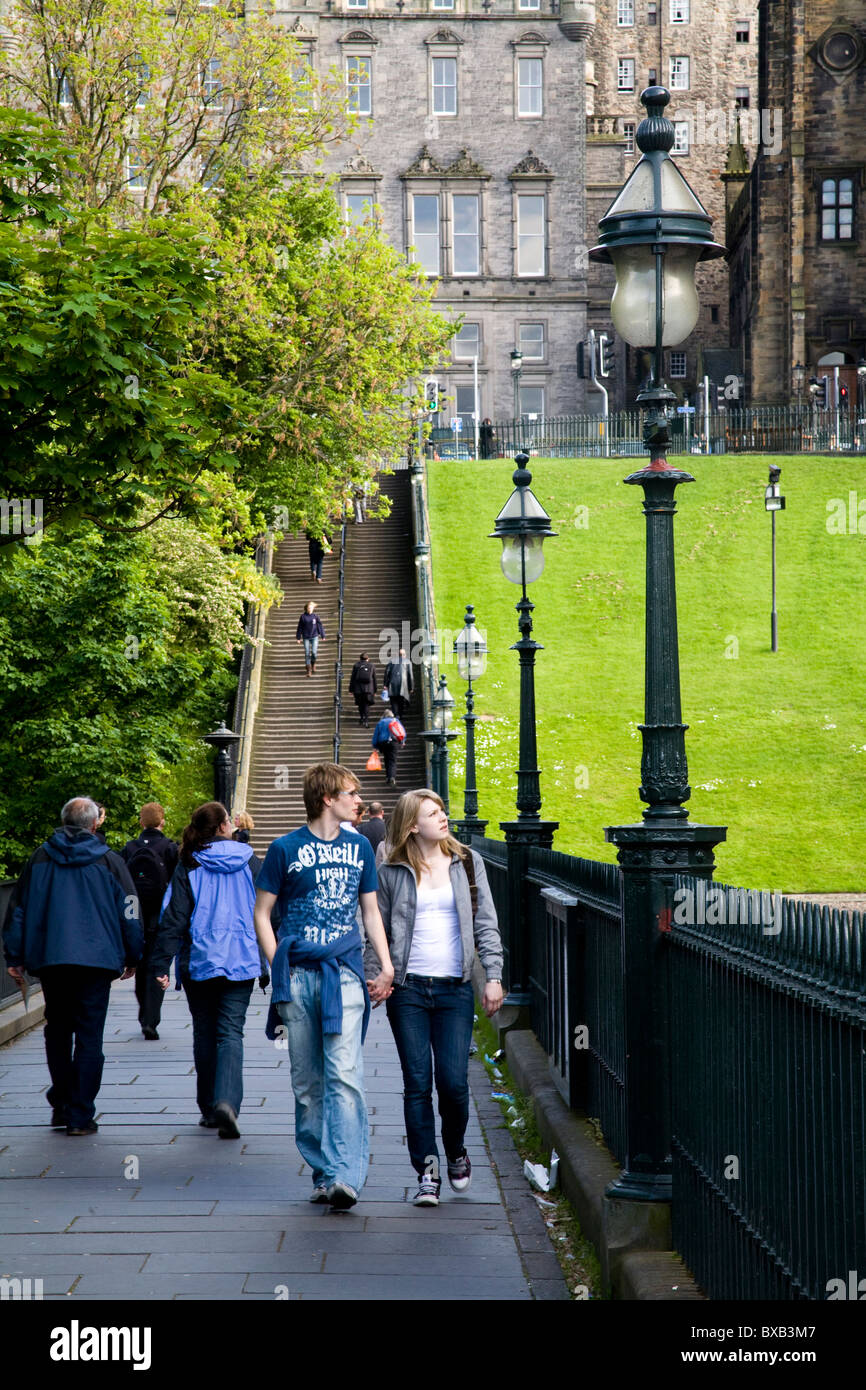 Playfair Steps, Edinburgh Stock Photo Alamy