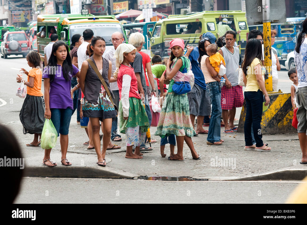 colon street scene, cebu city, philippines Stock Photo - Alamy