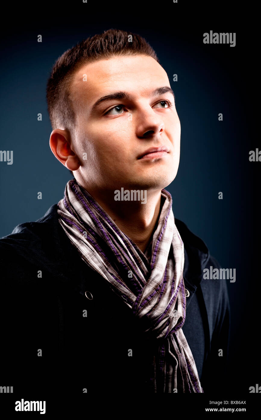 Portrait of a young man Stock Photo - Alamy