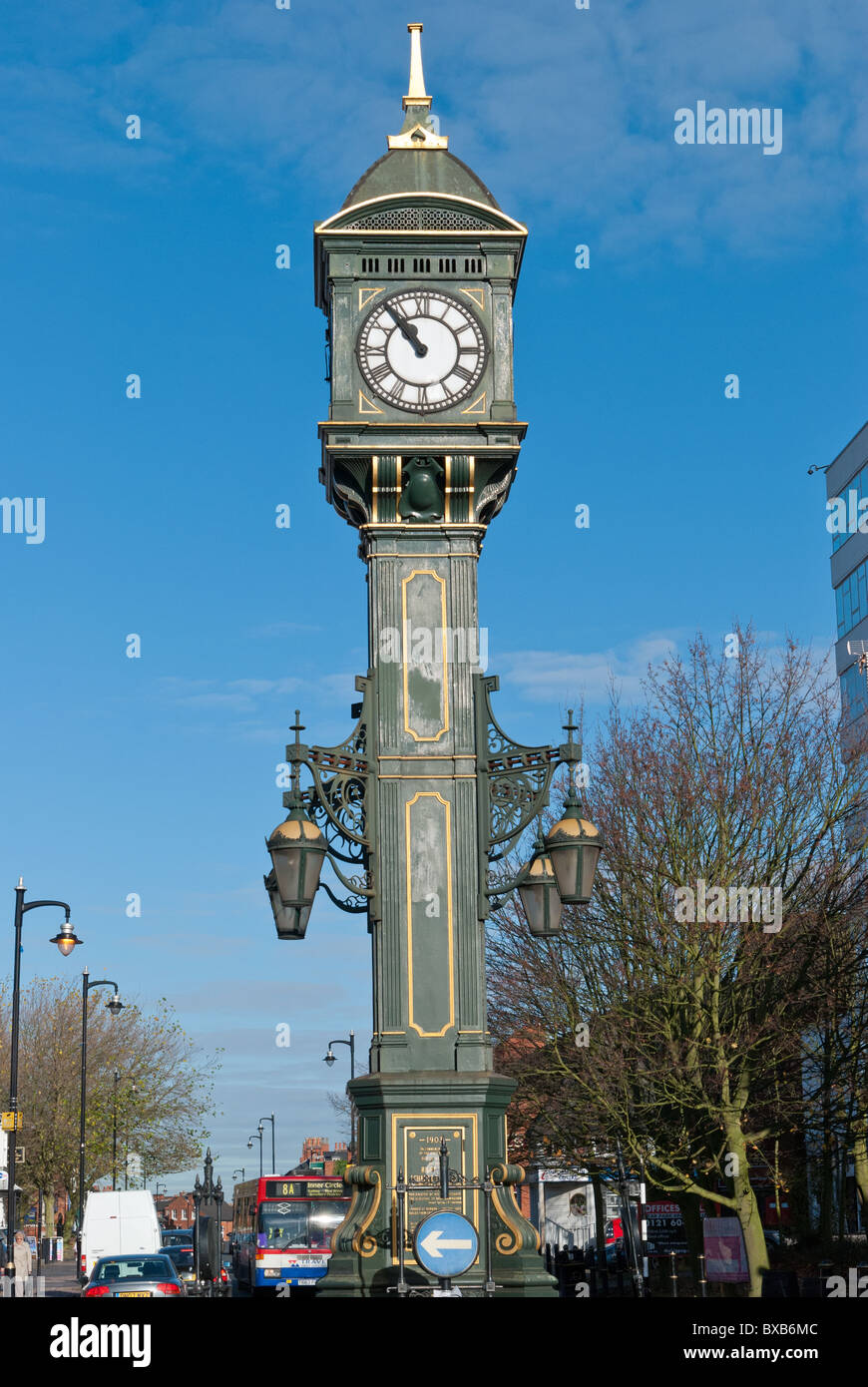 Clock tower in Birmingham's Jewellery Quarter Stock Photo Alamy