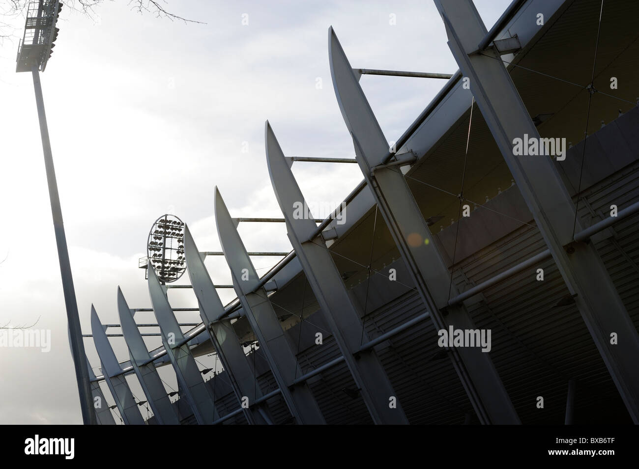 Stock photo of the Nottingham Trent Bridge cricket ground in West Bridgford, Nottingham. Stock Photo