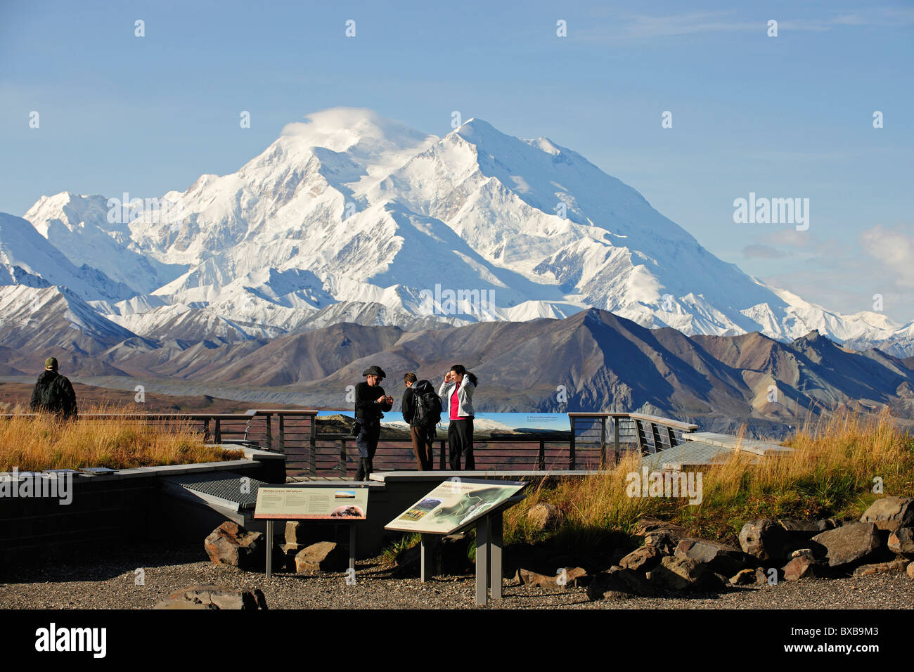 Mt McKinley, highest mountain of North America, taken from the roof of