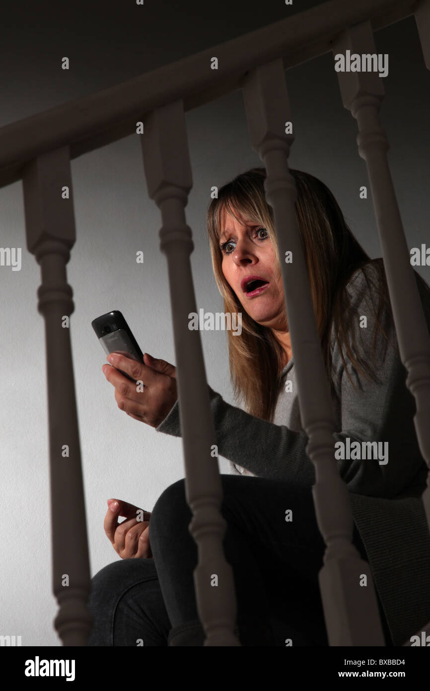 Shocked Walk In Teen girl looking shocked reading hi-res stock photography and images ...