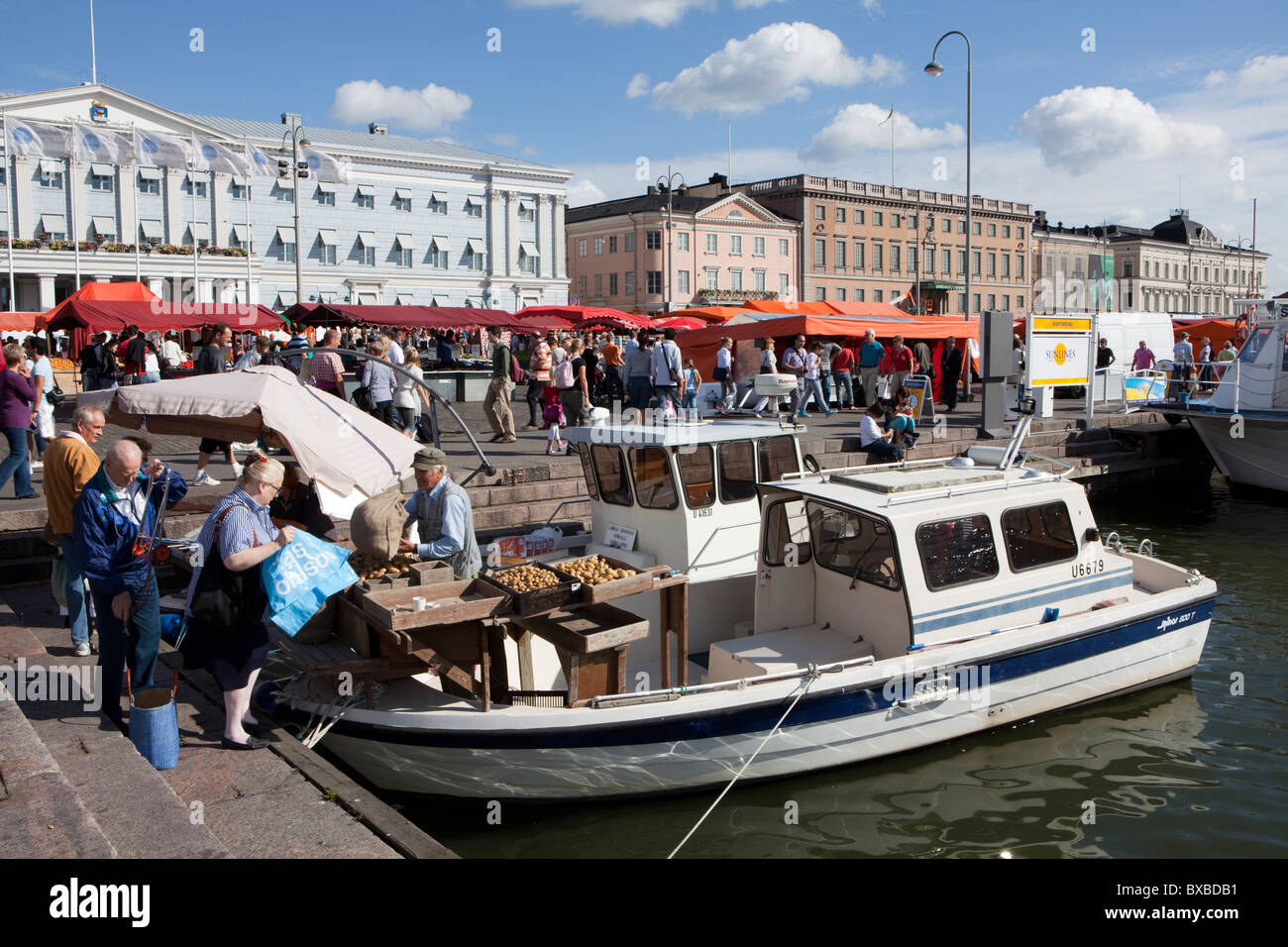 Market square, Helsinki, Finland Stock Photo