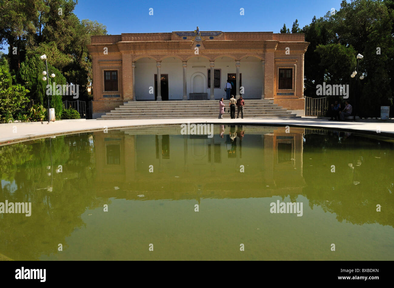 Zoroastrian fire temple, Zoroastrianism, Mazdanism, Yazd, Persia, Iran, Asia Stock Photo