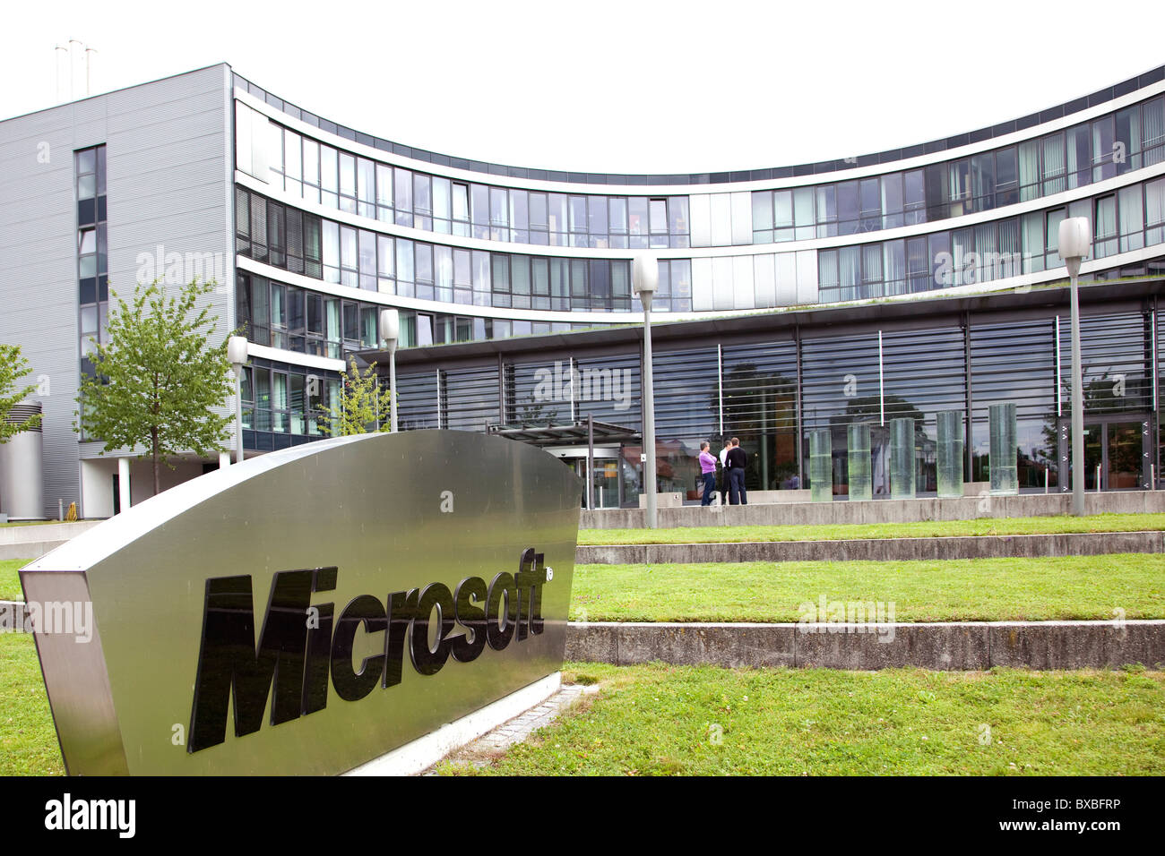 Headquarters of Microsoft company for Germany and Europe, in Unterschleissheim near near Munich, Bavaria, Germany, Europe Stock Photo