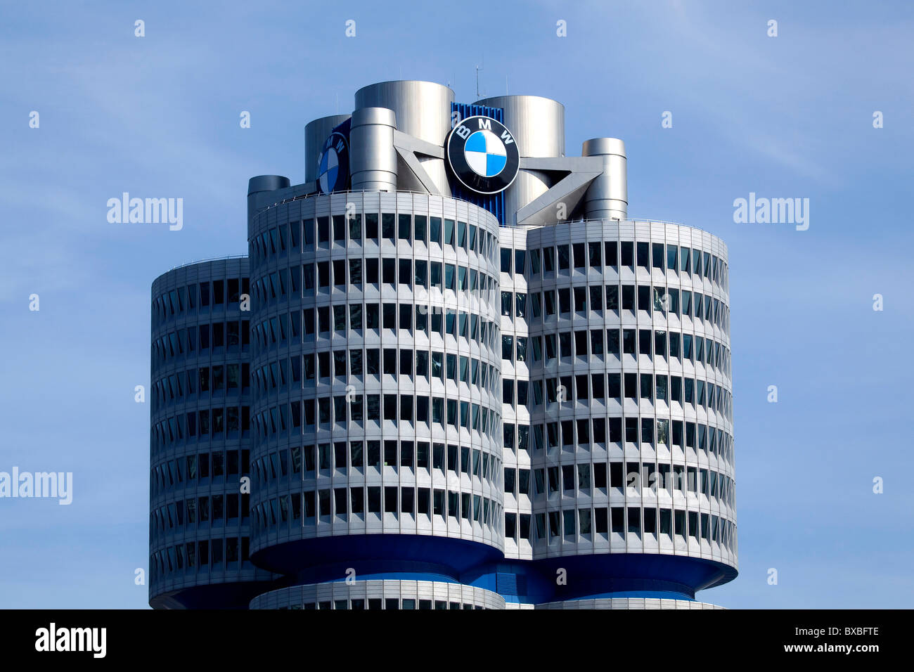 Headquarters of BMW AG, Munich, Bavaria, Germany, Europe Stock Photo