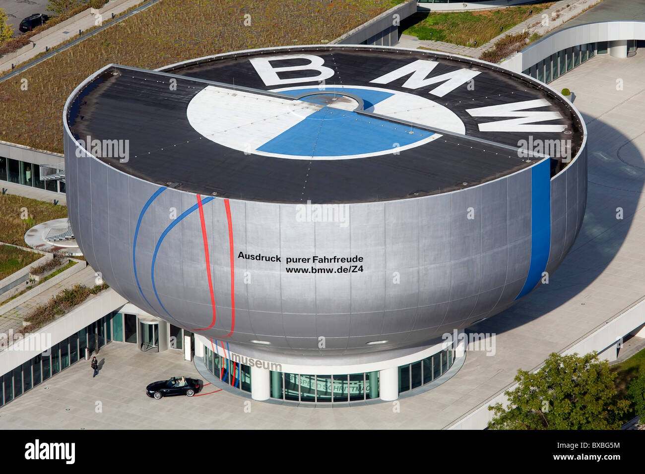 BMW Museum of the BMW AG in Munich, Bavaria, Germany, Europe Stock Photo