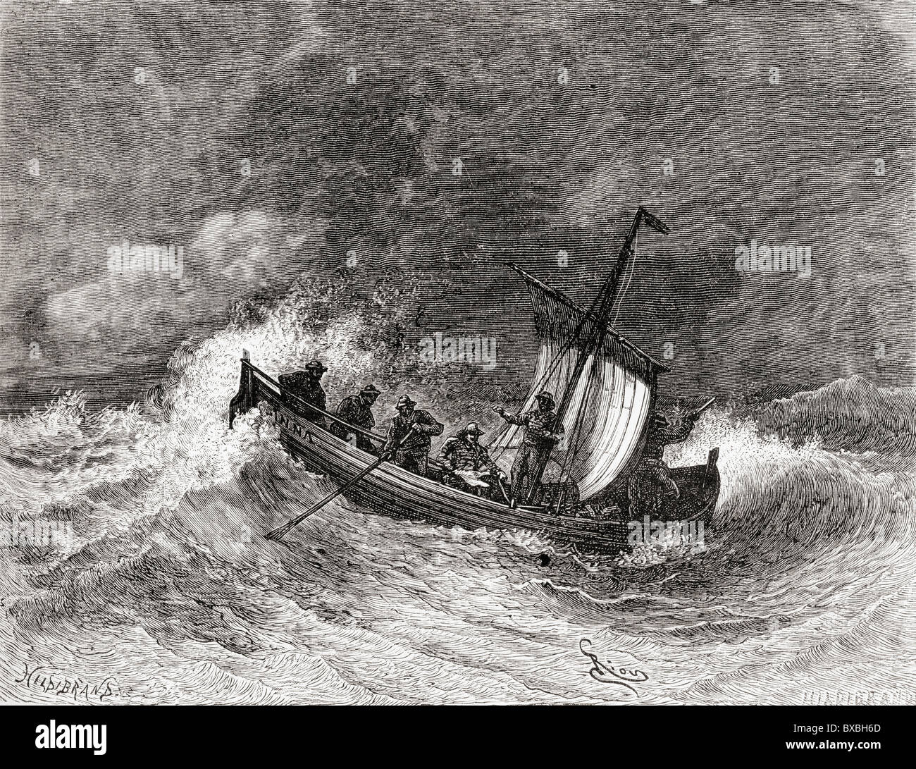 19th century fishing boat hi-res stock photography and images - Alamy