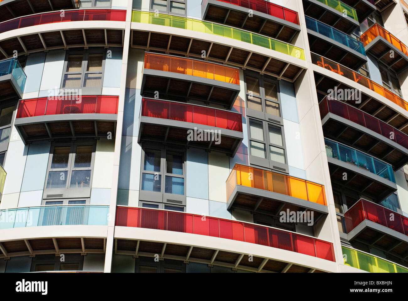 Apartment block Newham London UK 2008 Stock Photo