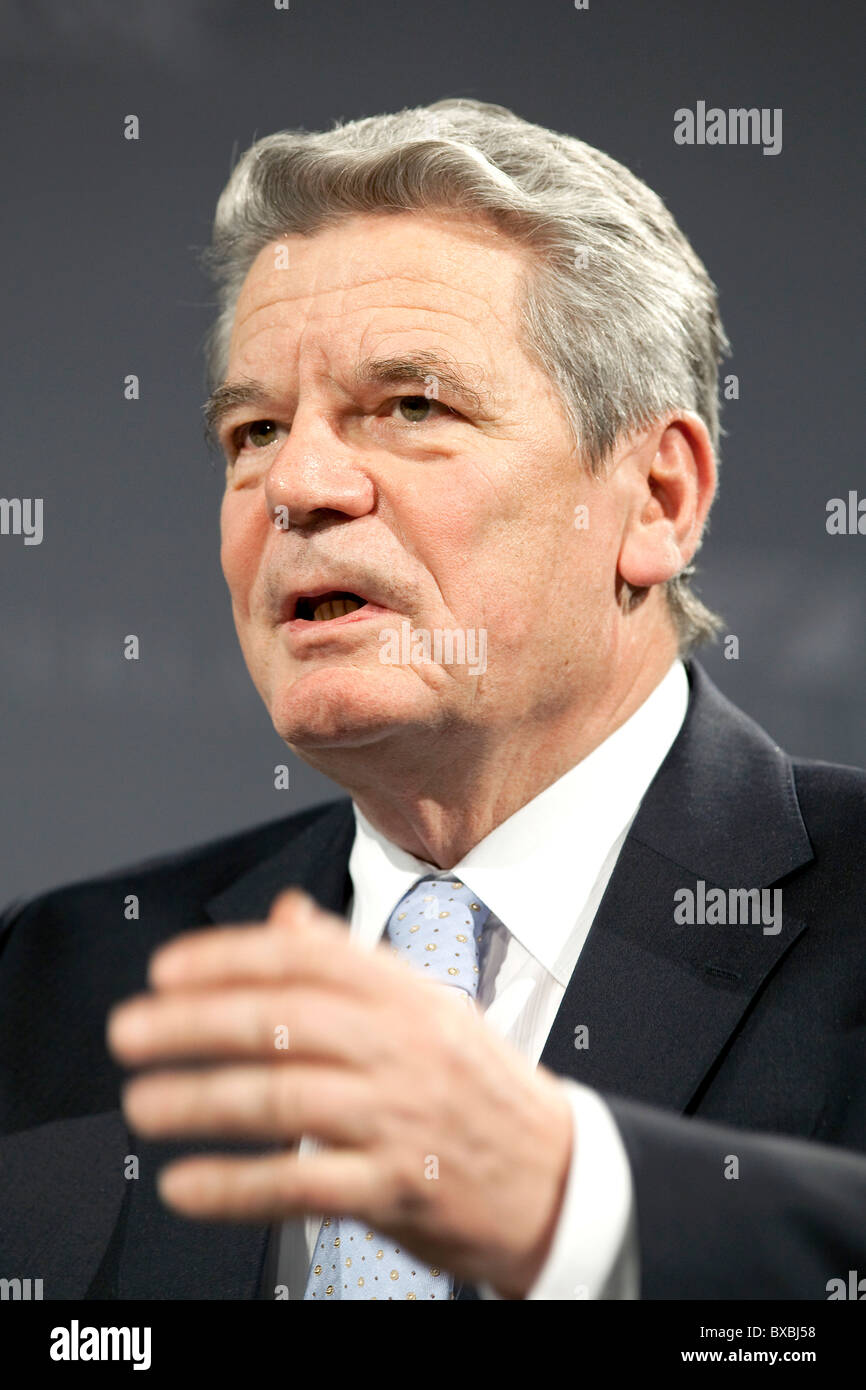 Joachim Gauck, evangelical pastor and human rights activist, GDR civil-rights-activist, in Passau, Bavaria, Germany, Europe Stock Photo
