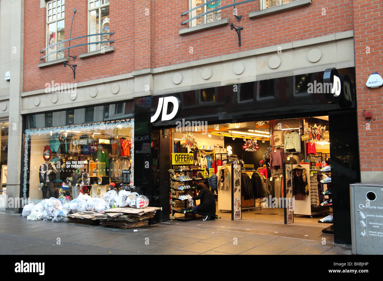 A JD Sports store in Nottingham, England, U.K. Stock Photo