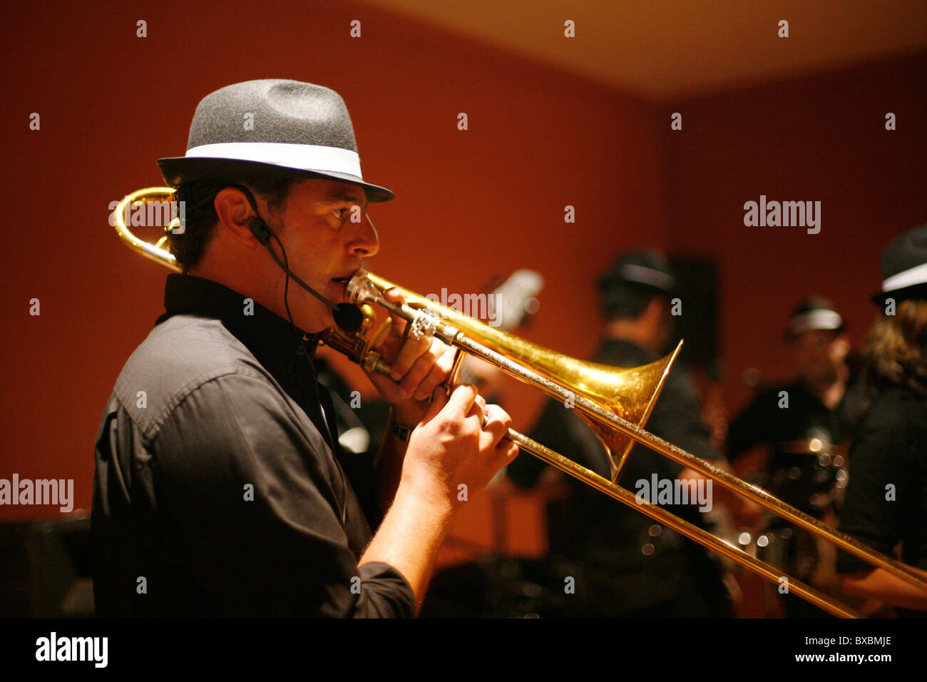 Brass band playing during wedding hires stock photography and images Alamy