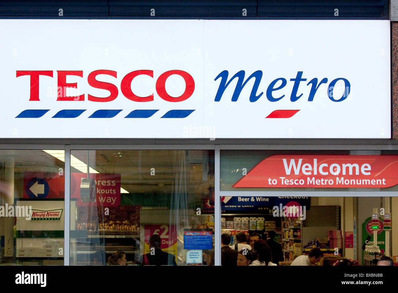 Store of the supermarket chain Tesco, Tesco Express, London, England, United Kingdom, Europe Stock Photo