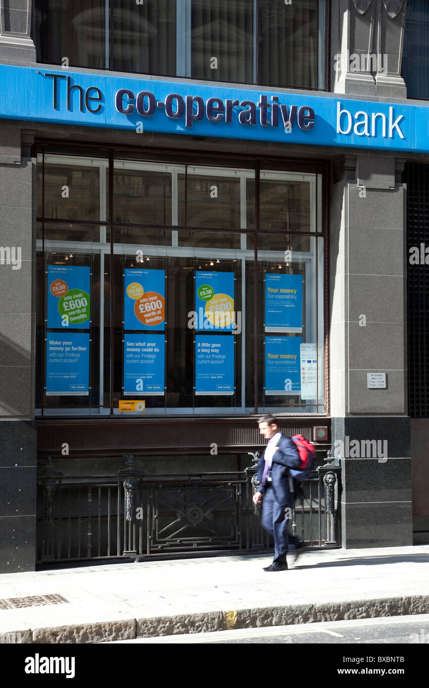 Subsidiary of the Co-Operative Bank in London, England, United Kingdom, Europe Stock Photo