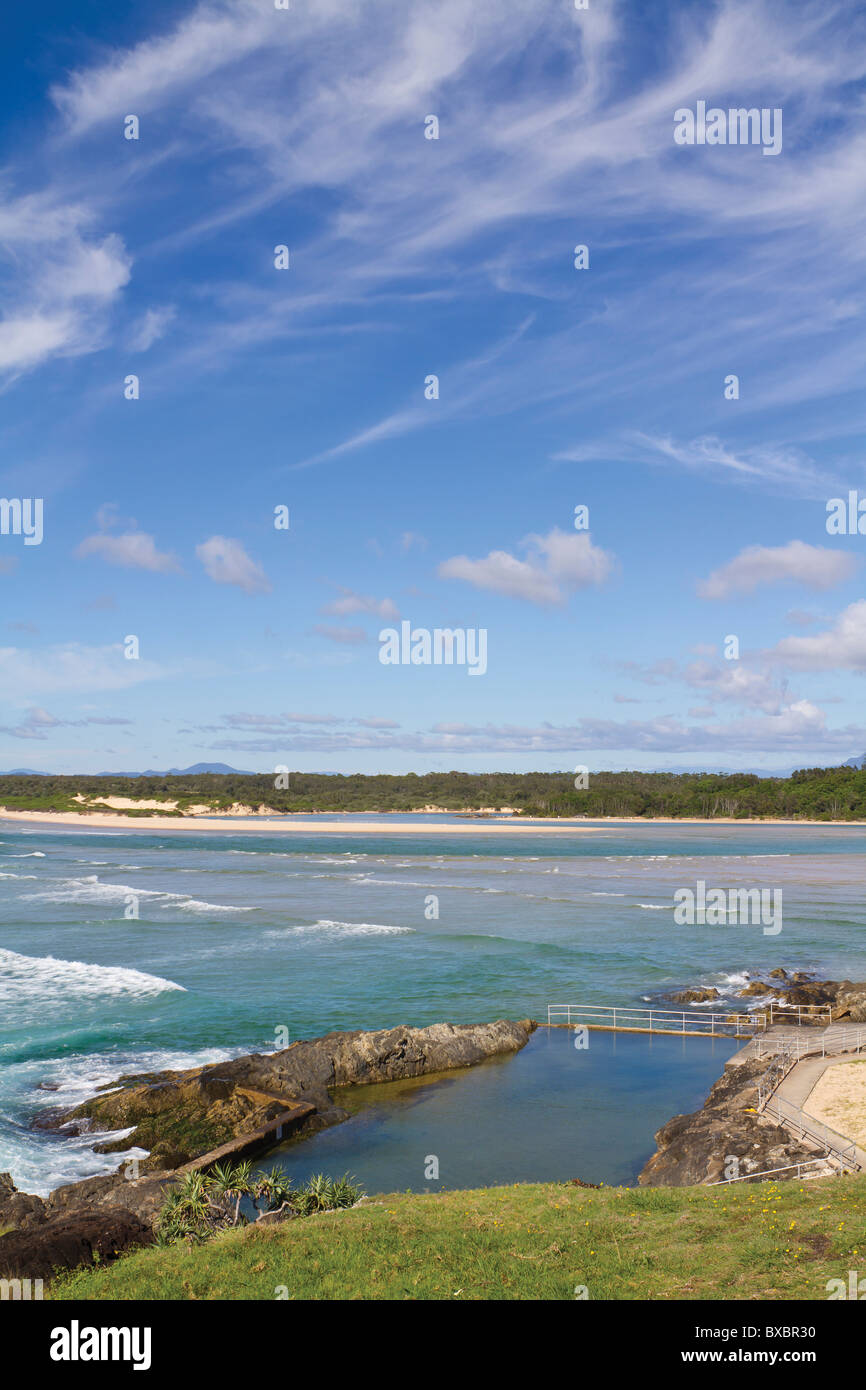 Ocean pool and coastline, Coffs Coast, Australia Stock Photo Alamy