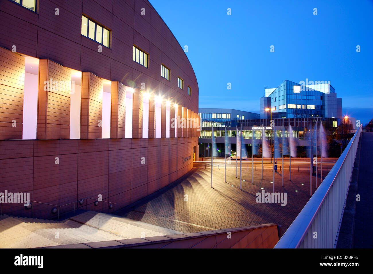 Fairground buildings and congress center of Messe Essen, Germany Stock Photo
