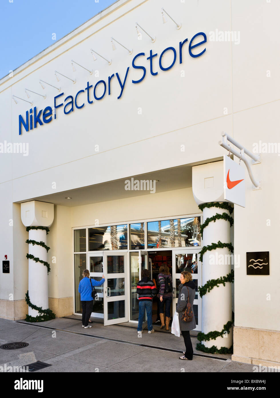 Nike Factory Store, Orlando Premium Outlets, Lake Buena Vista, Orlando, Florida, USA Stock Photo