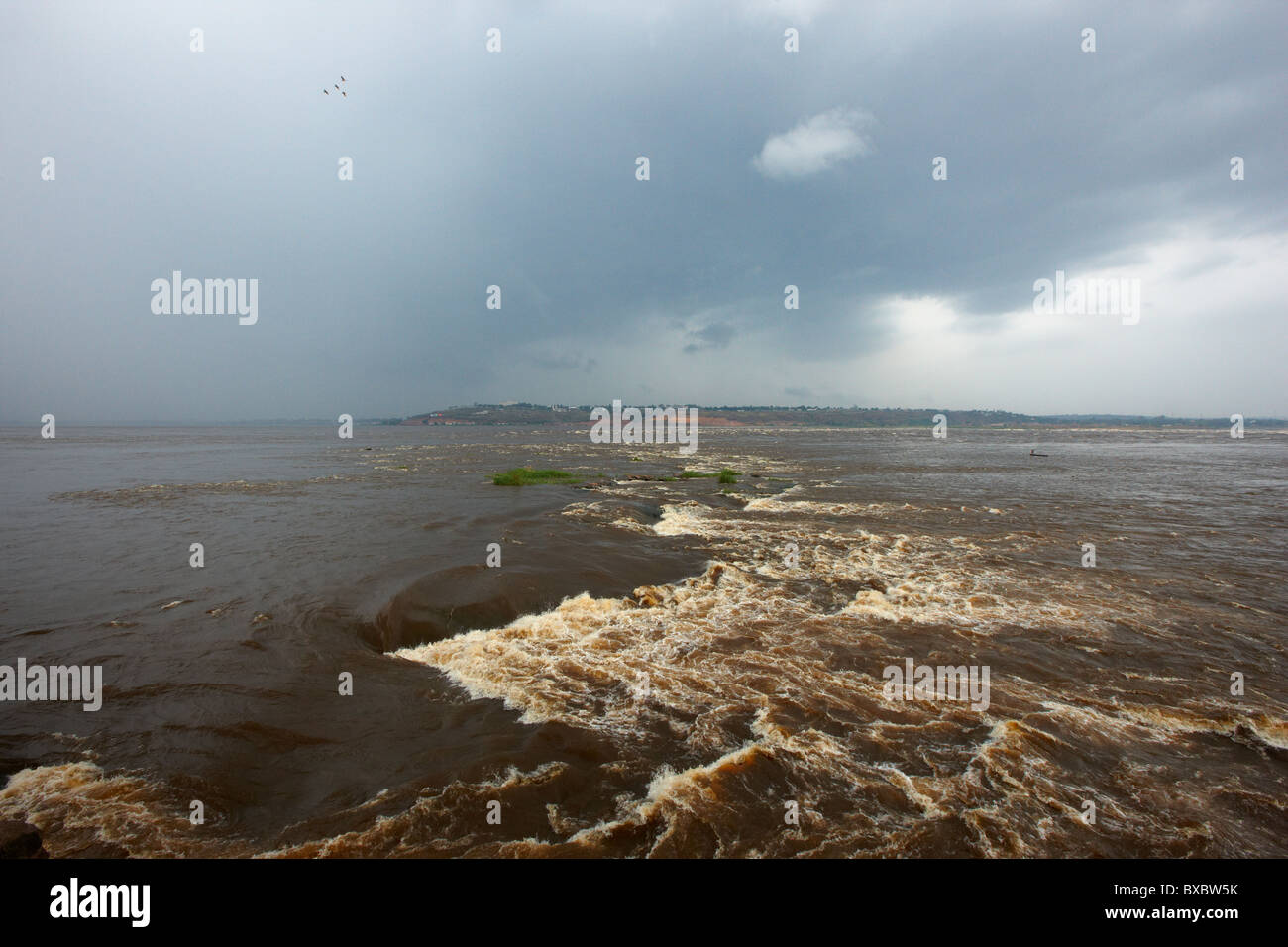 Congo River around Brazzaville, Republic of Congo, Africa Stock Photo