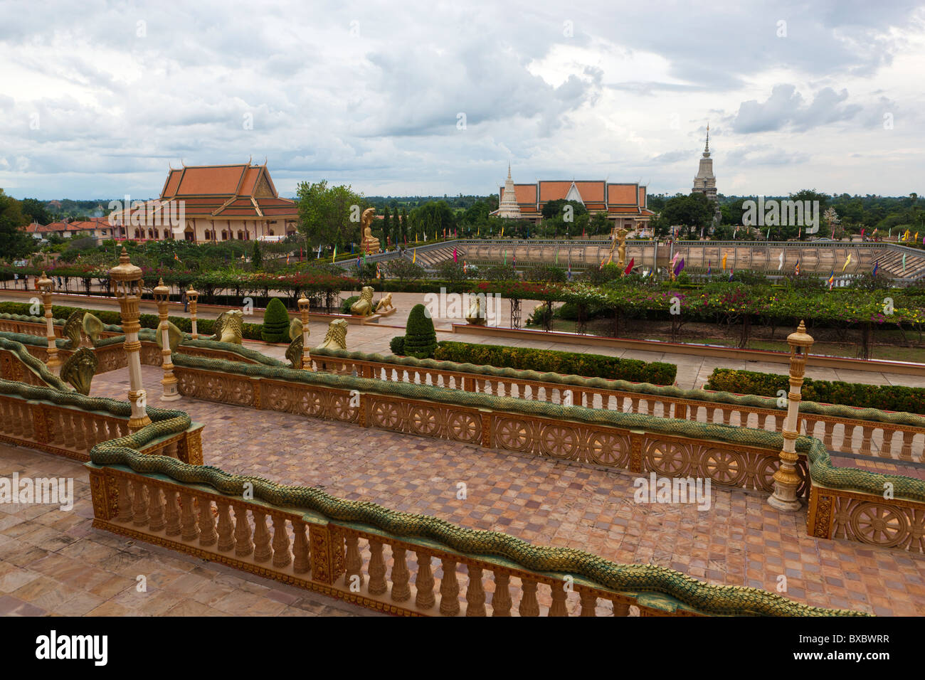 Udong, Kandal province. Cambodia. Asia Stock Photo